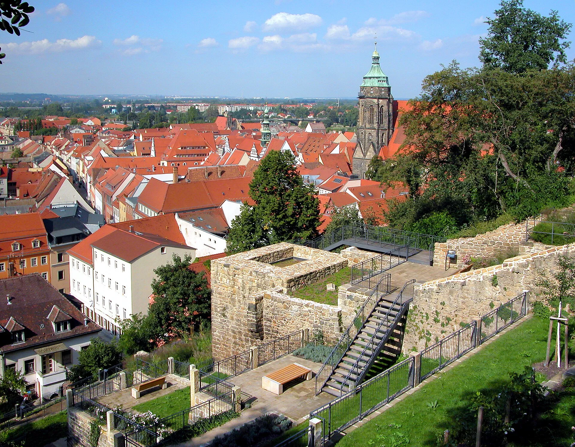 Pirna — Einsatzgebiet von ODRICH Außenanlagen-Service